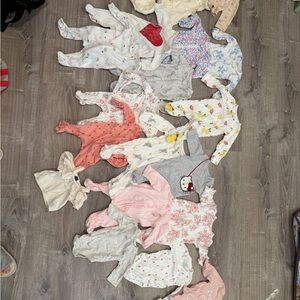 Assorted Baby Onesies and Outfits